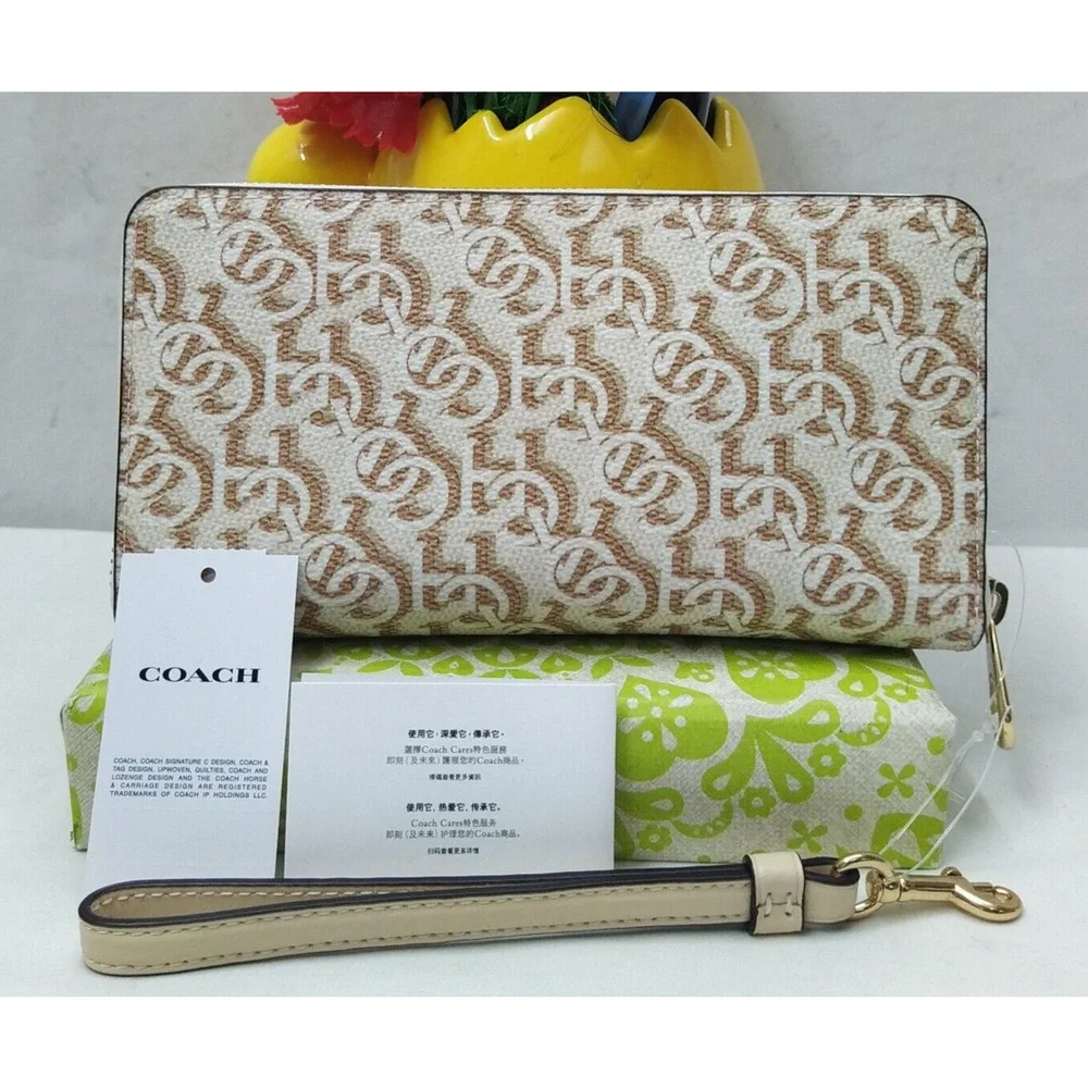 Coach chalk leather